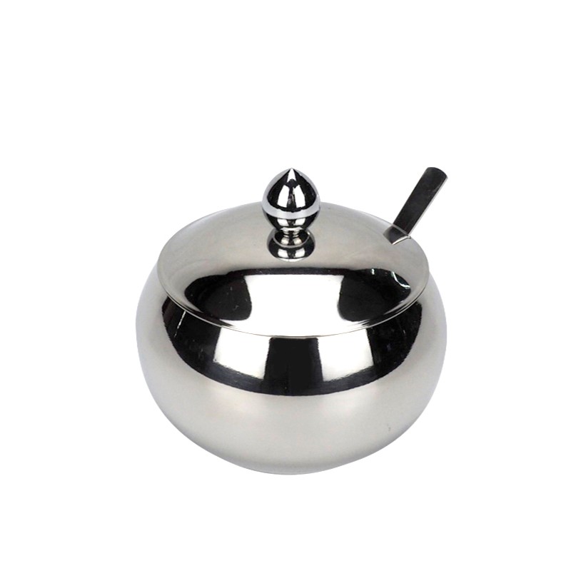 304 stainless steel single-flavor seasoning box, seasoning rack, household seasoning jar, monosodium glutamate and chicken essence jar, bright, enlarged and thickened detail image 1