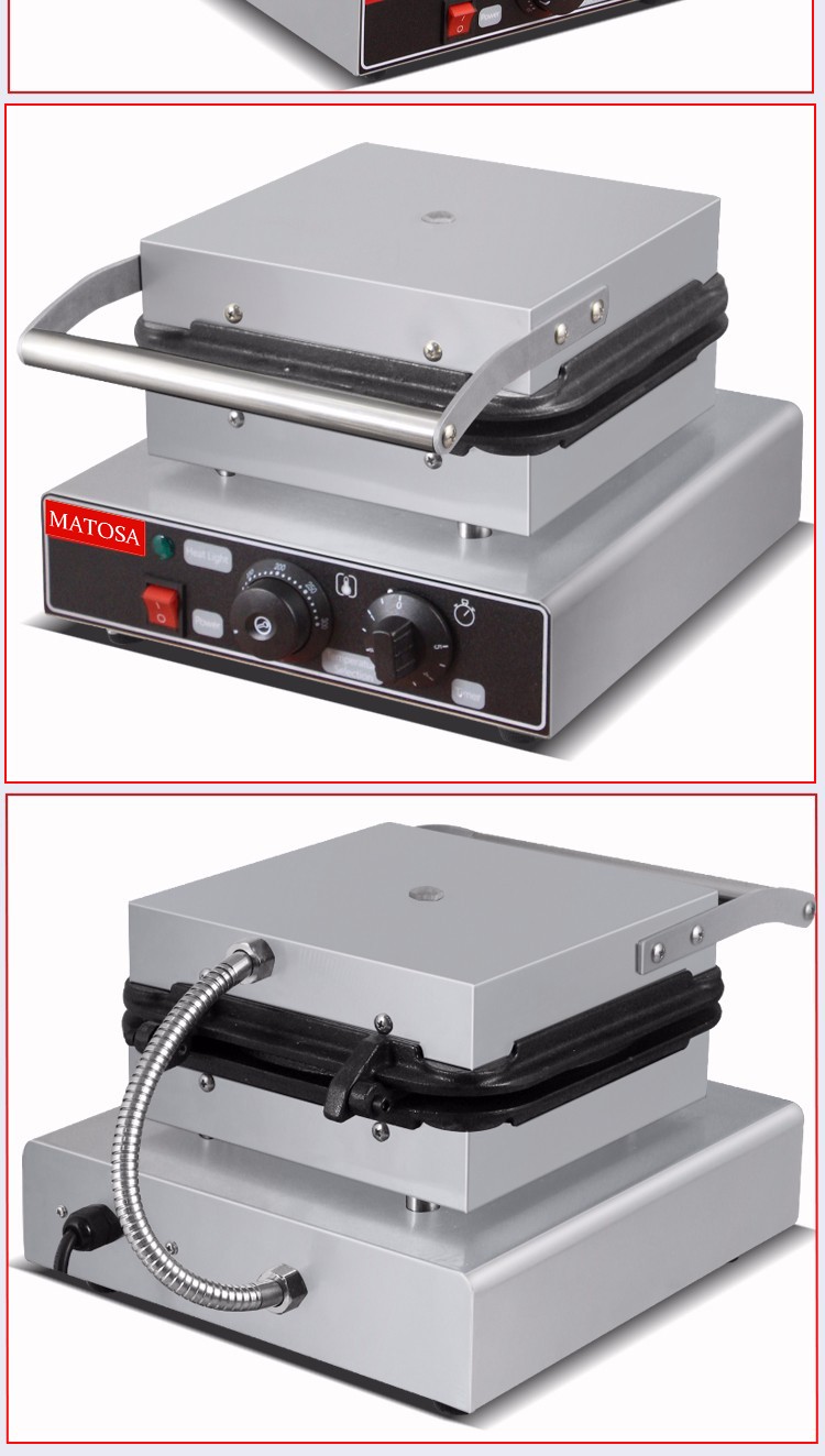 商用单头心形华夫饼FY-2280X电热华夫炉格仔饼商用烤饼机详情图10