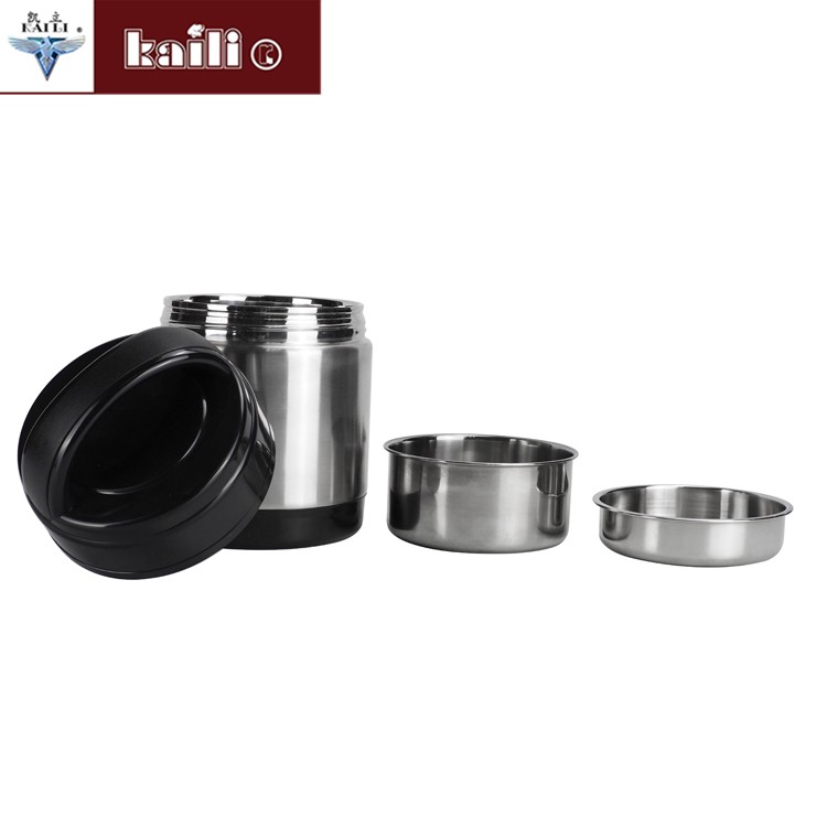 Stainless steel insulated pot for students and office workers, portable lunch box, extra-long insulated large-capacity bento pot detail image 3