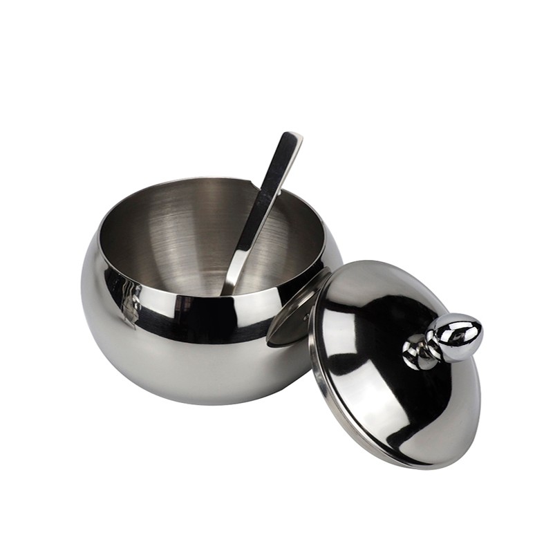 304 stainless steel single-flavor seasoning box, seasoning rack, household seasoning jar, monosodium glutamate and chicken essence jar, bright, enlarged and thickened detail image 4