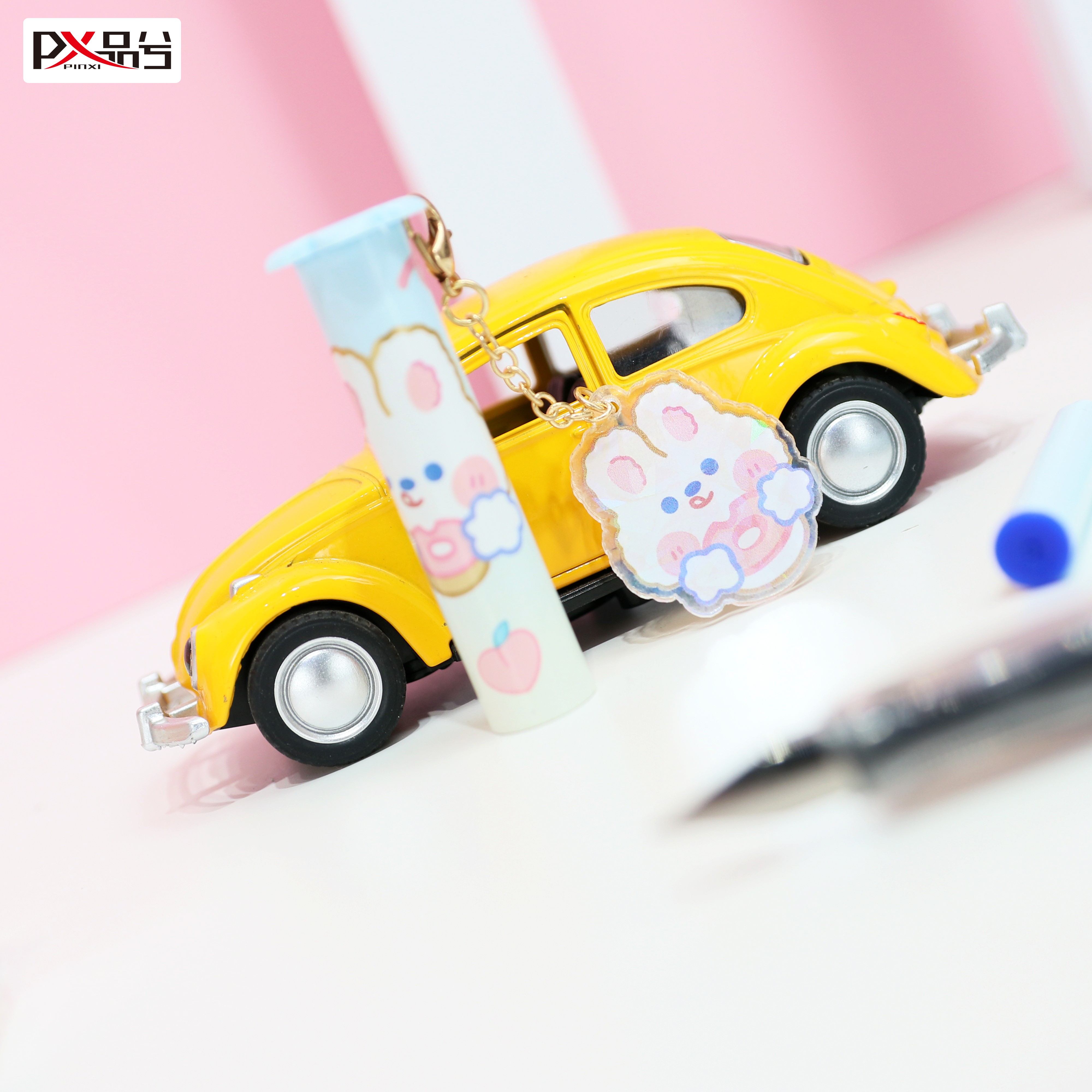 拨浪鼓笔行学生文具办公文化书写工具钢笔 品兮时尚钢笔PX-5744详情图5