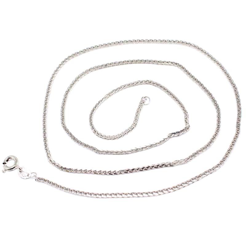 S25 Silver Necklace Chopin Chain Thick necklace braided chain Silver accessories wholesale thumbnail