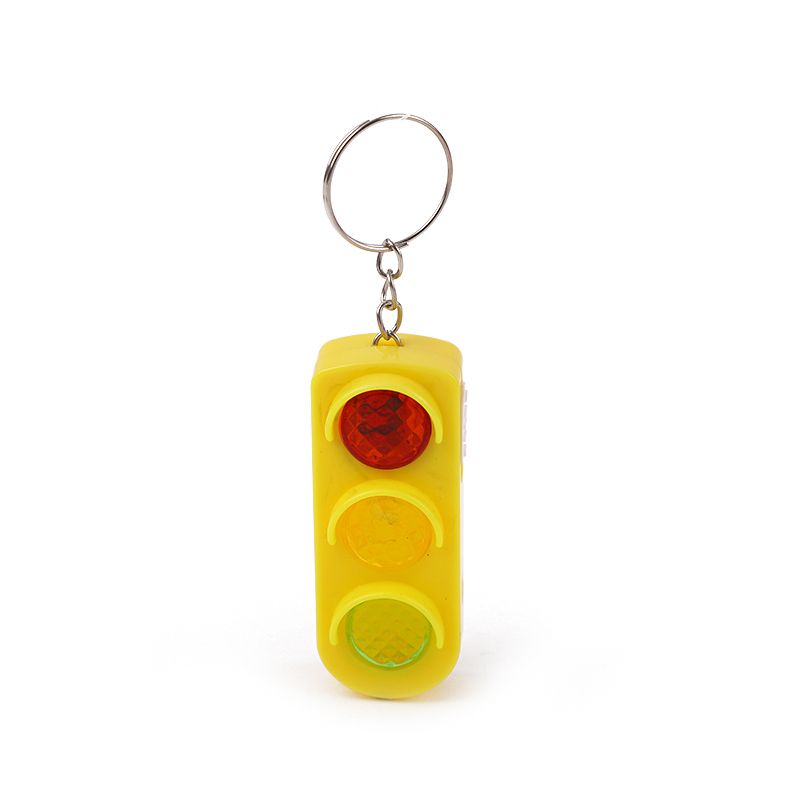The store has created a new type of children's plastic traffic light keychain Item Picture