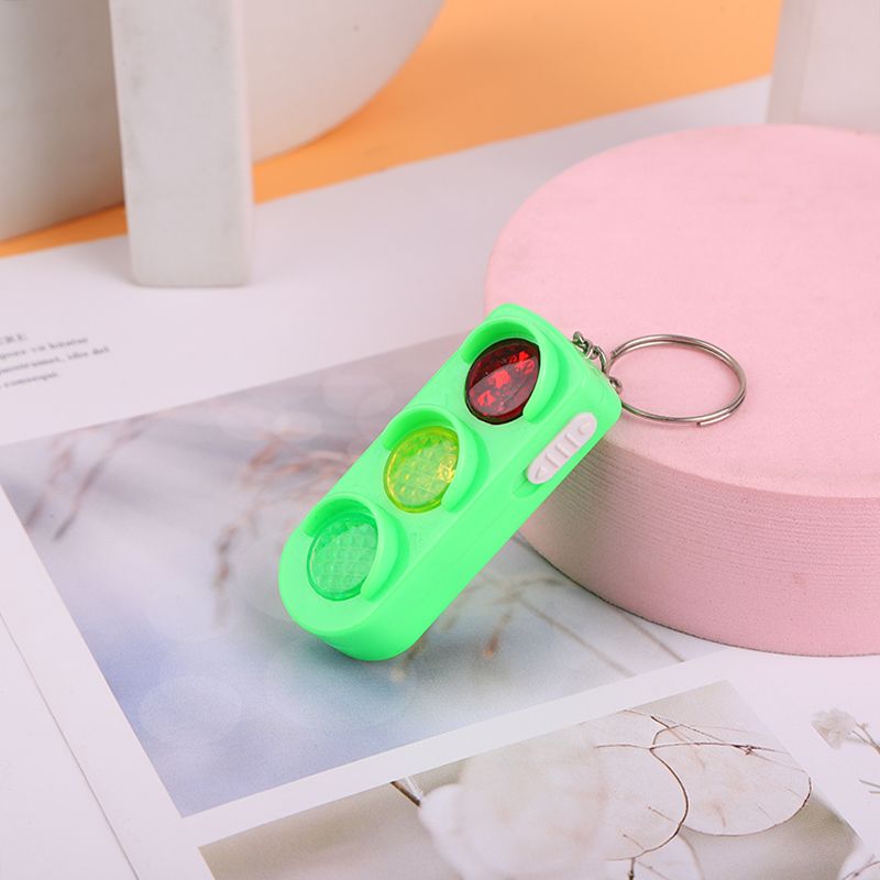 The store has created a new type of children's plastic traffic light keychain Specification image