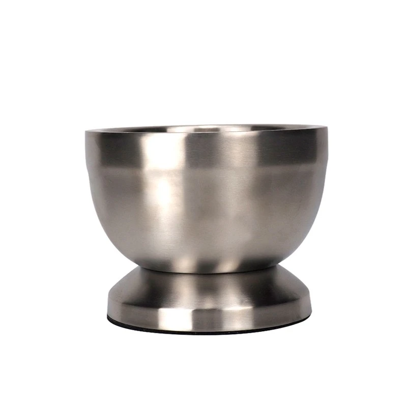 304 stainless steel solid garlic mashing machine, household grinding and mashing medicine jar, manual garlic paste machine, garlic mortar, pounding bowl detail image 4