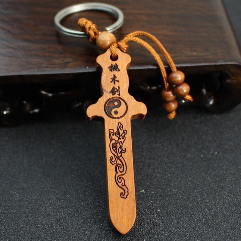 Wooden cross keychain series mixed 12