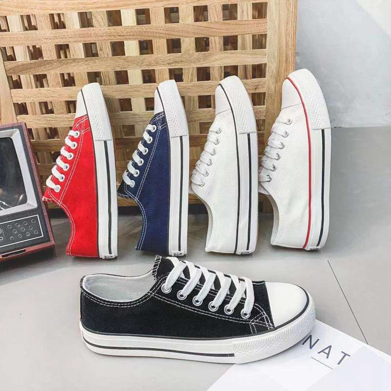 Breathable Fashion Fly-Woven Casual Sports Shoes Lace-Up Multi-Color Shock Absorption Shoes Men's Shoes Women's Shoes Board Shoes Coconut Shoes Durable Cool Non-Slip Shoes 44227-184