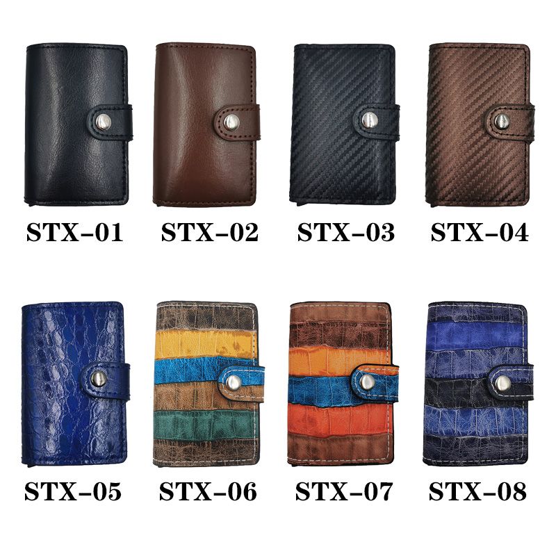 [Oushang] [Cross-Border] Aluminum Alloy Credit Card Bag Aluminum Card Bag Anti-Magnetic Credit Card Box St-06 Application Scenario