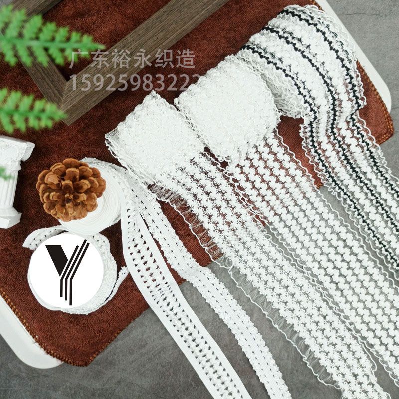 Manufacturers Direct Lace Crown Elastic Ribbon Spandex Fish Silk Woven Belt Whereas Empty Lace Underwear Women's Clothing Accessories