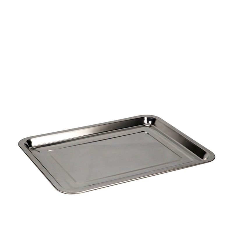 Stainless steel square plates, trays, vegetable plates, barbecue plates, rectangular plates, shallow plates, iron plates Application Scenario