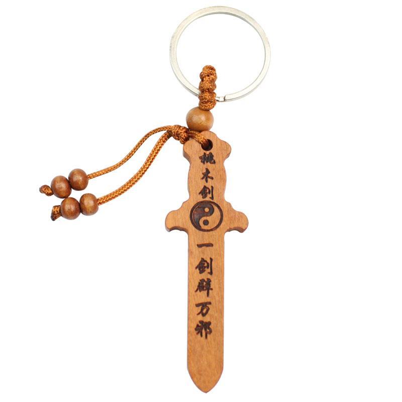 Wooden cross keychain series mixed 8