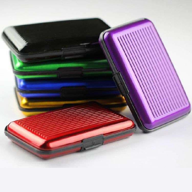 Manufacturers Direct Aluminum Card Bag Custom Card Sleeve Waterproof Anti-Magnetic Aluminum Card Box Multi-Function Certificate Card Bag Application Scenario