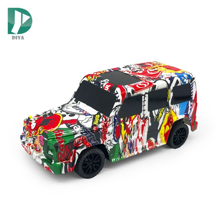 Four-wheel drive 4WD Graffiti simulation four-way remote control car DY987-241B