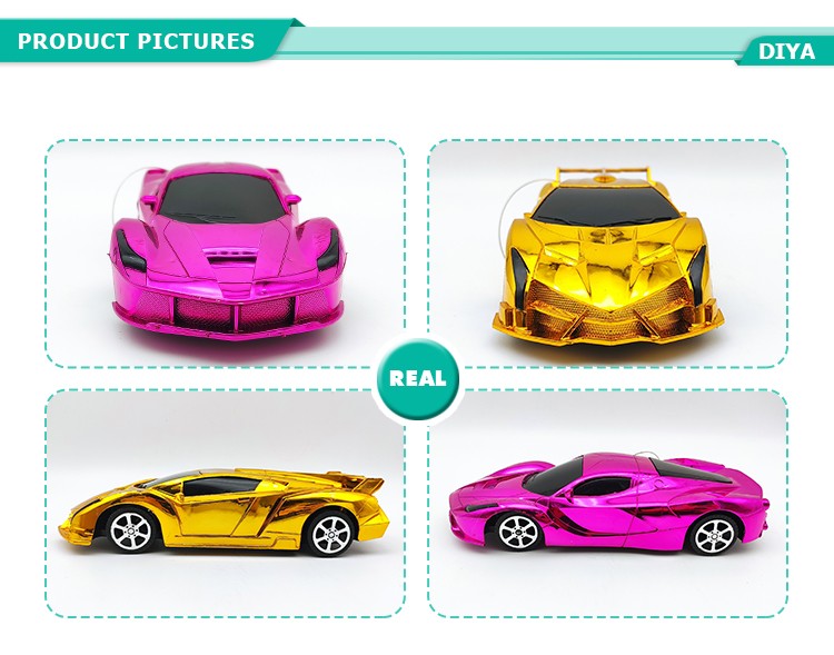 1:18 Two-way electroplated remote control simulation sports car mixed model and color DY987-182 pic 3