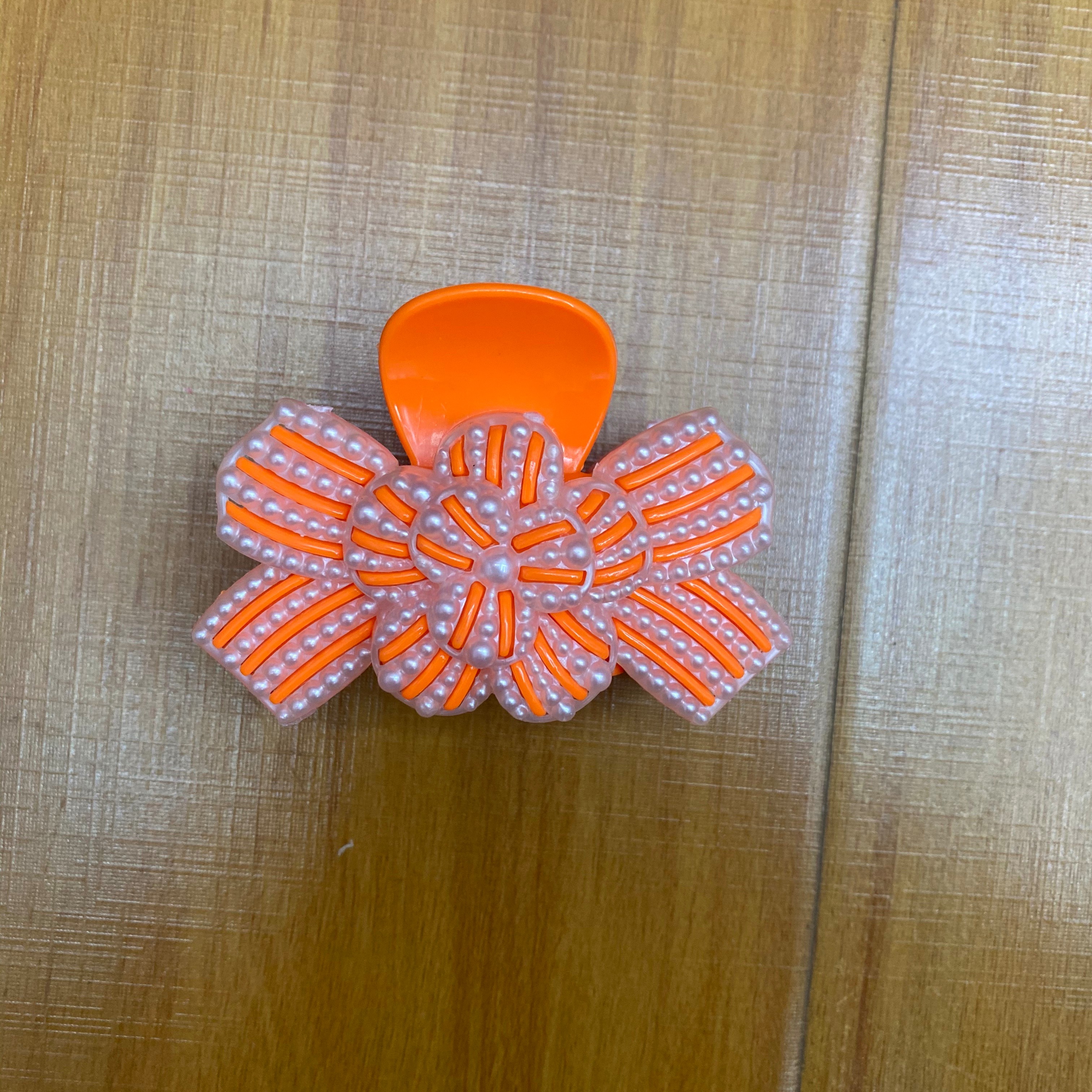 祥捷饰品8cm大花领结新12色拼珍珠片白边详情4