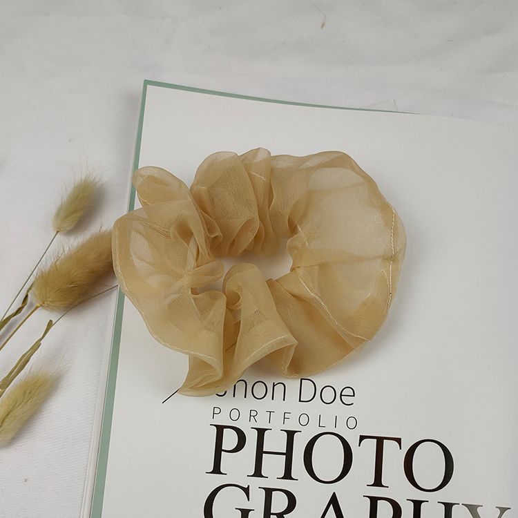 Fairy gauze pig Large intestine meatball hair ring details Picture