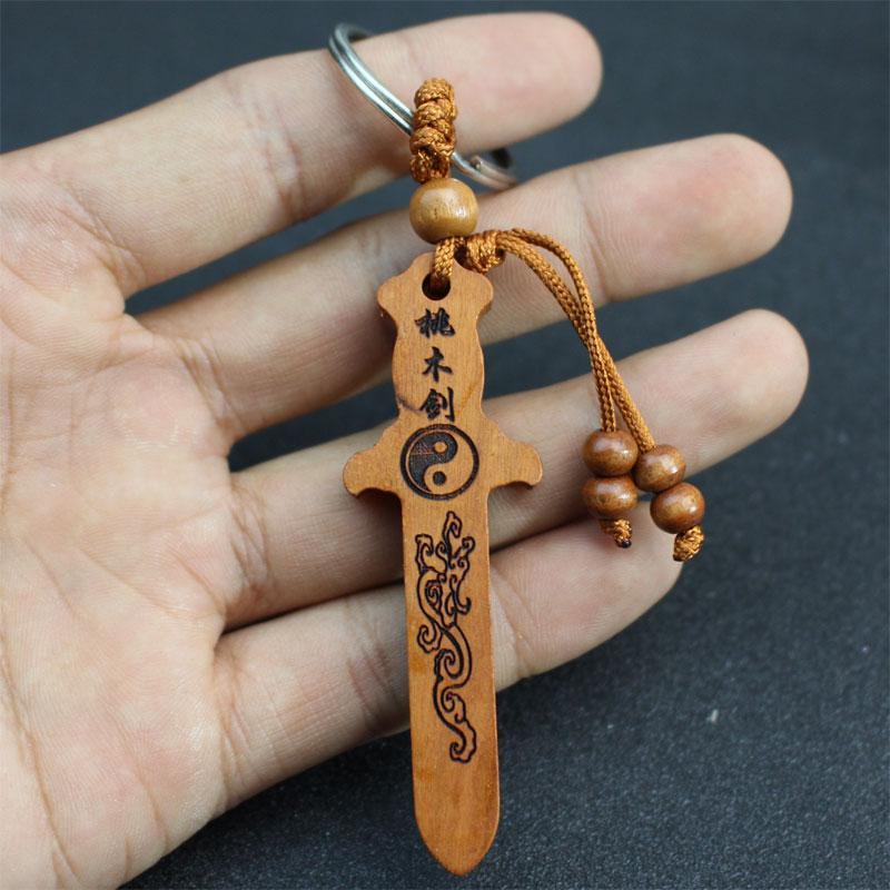 Wooden cross keychain series mixed 7