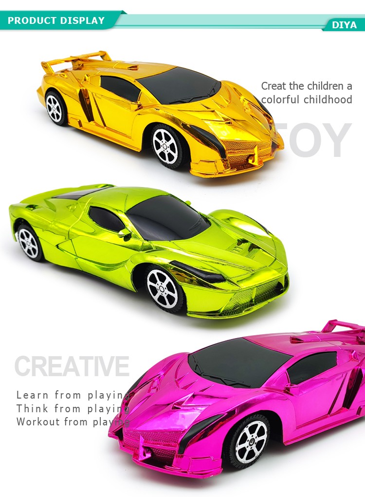 1:18 Two-way electroplated remote control simulation sports car mixed model and color DY987-182 pic 1
