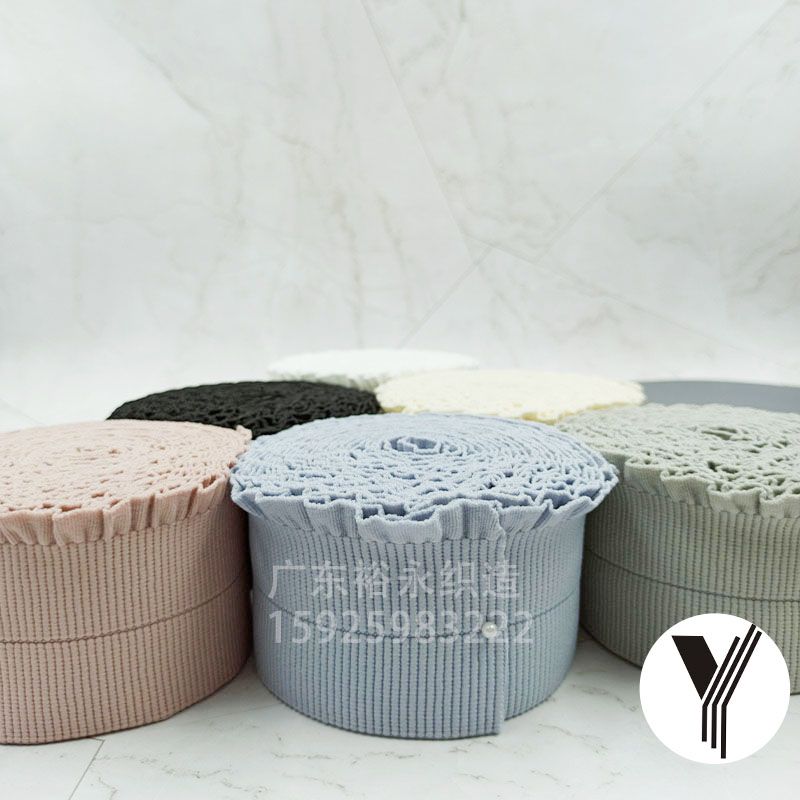 Factory Direct Sales 6Cm Wooden Ear Lace Bag With Half Ruffled Waistband Elastic Skirt Hem Garment Accessories Application Scenario