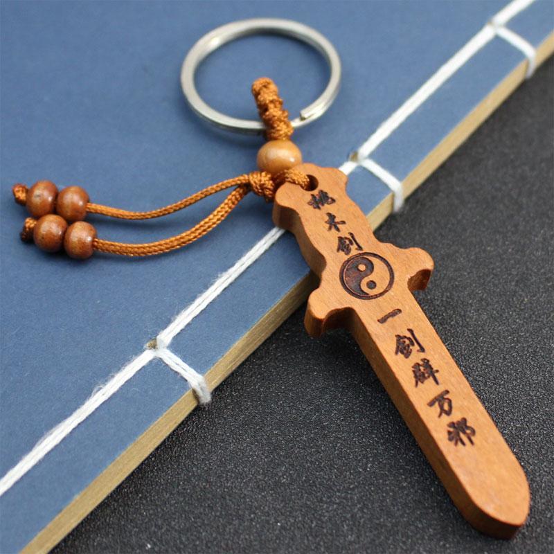 Wooden cross keychain series mixed 9