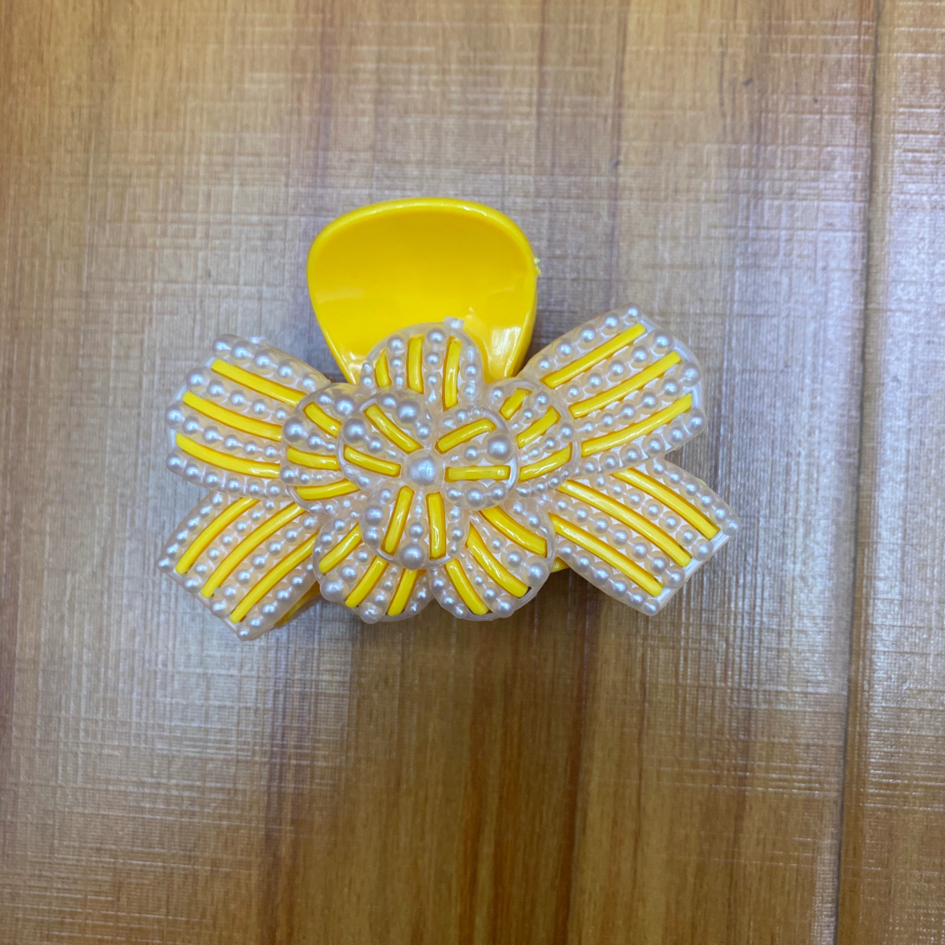 祥捷饰品8cm大花领结新12色拼珍珠片白边详情3