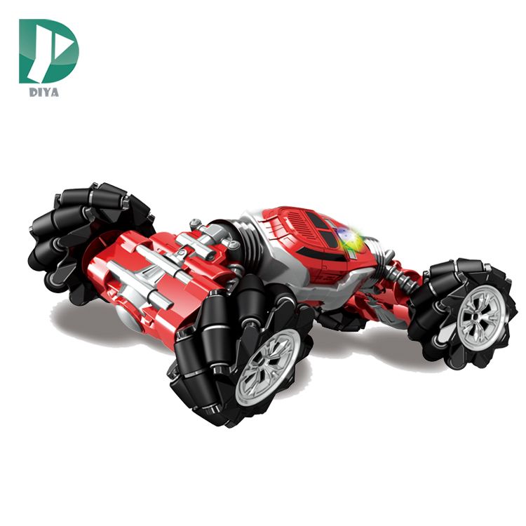 The dual-sided driving remote control side driving twist stunt car with programmable lighting does not include a watch remote control DY987-T9