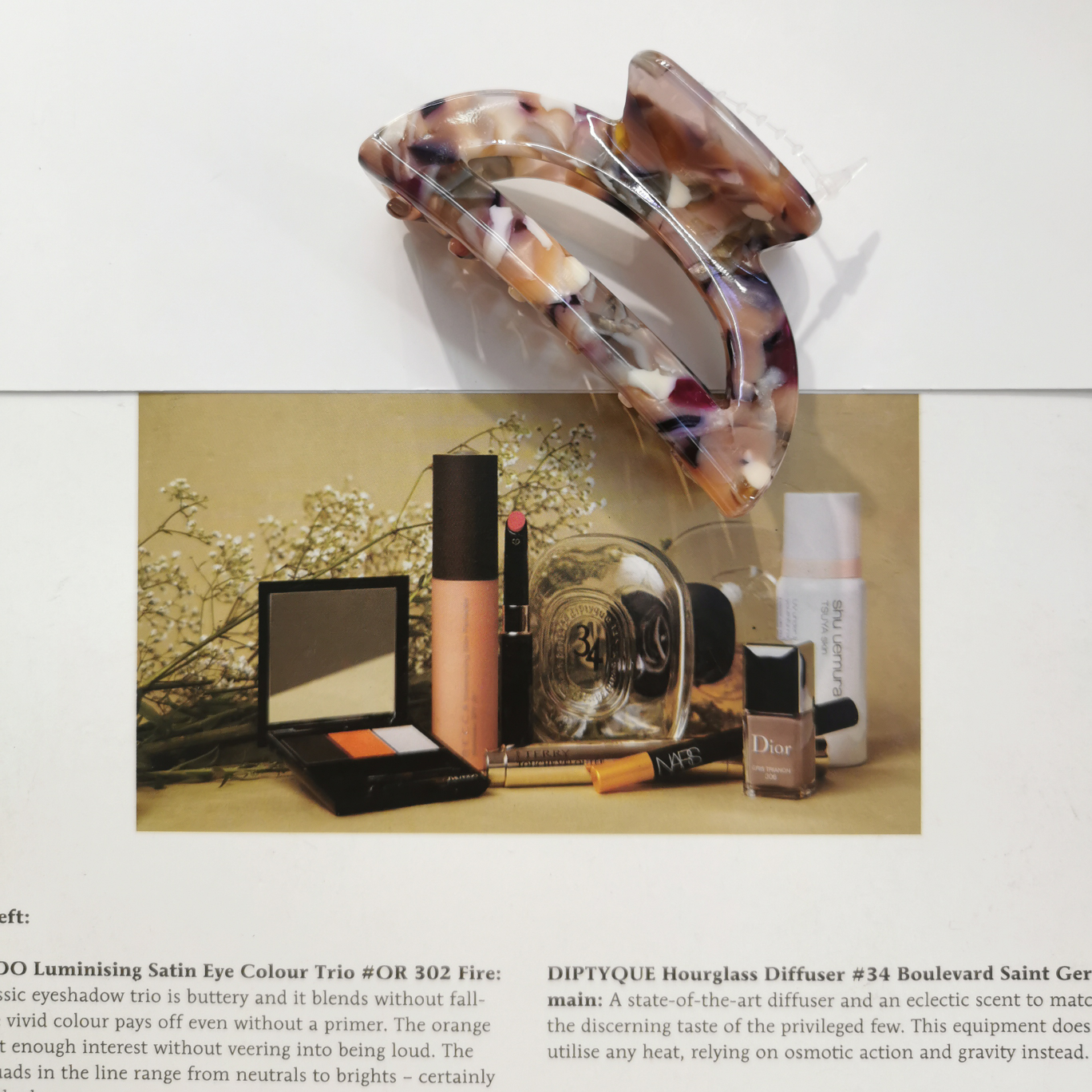 Conjoined acetic acid elegant and delicate grip thumbnail