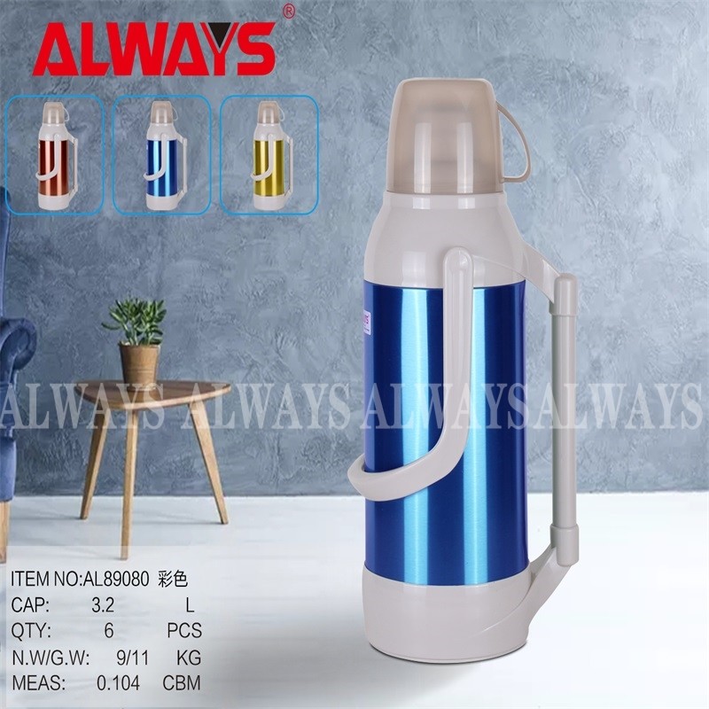 保温瓶 热水瓶 ALWAYS 3.2L大容量塑料外壳玻璃内胆家用保温热水瓶 保温瓶详情图1