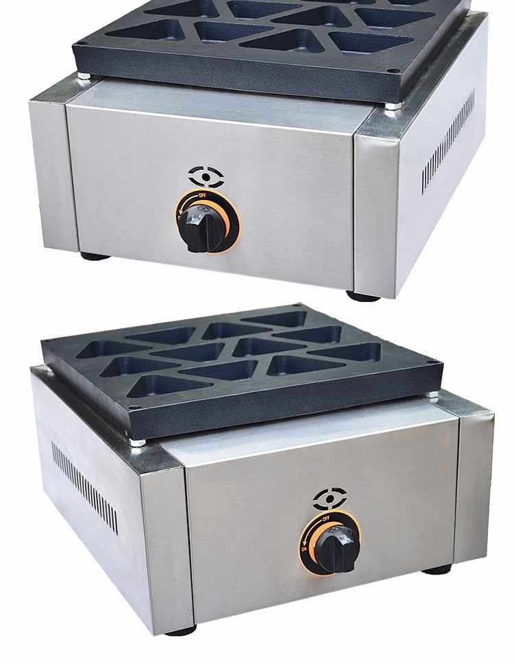 燃气三角烧饼炉FY-113B.R商用烤饼机 红豆级饼机松饼机 小吃设备详情图4