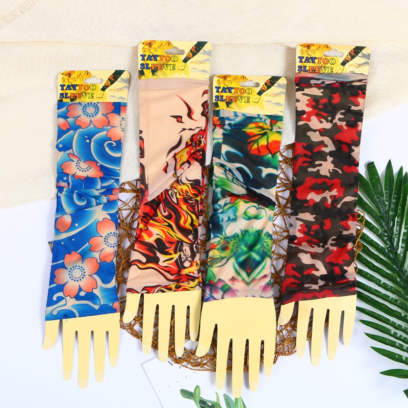 组合纹身袖套环保纹身套袖子手臂套详情图12