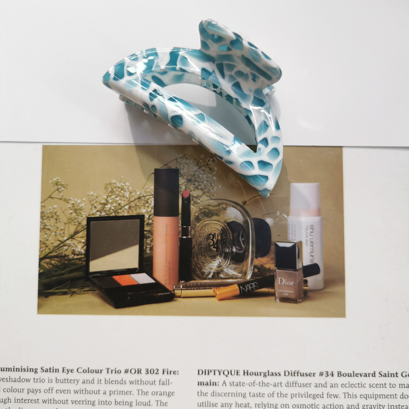 Siamese acetic acid elegant delicate net red hair grasp thumbnail