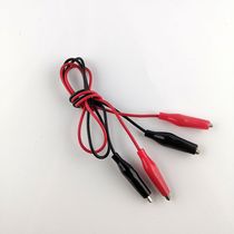 Crocodile clip experimental supplies connected with positive and negative copper low-voltage black and red wire Yiwu department store Shunda stationery SD2219
