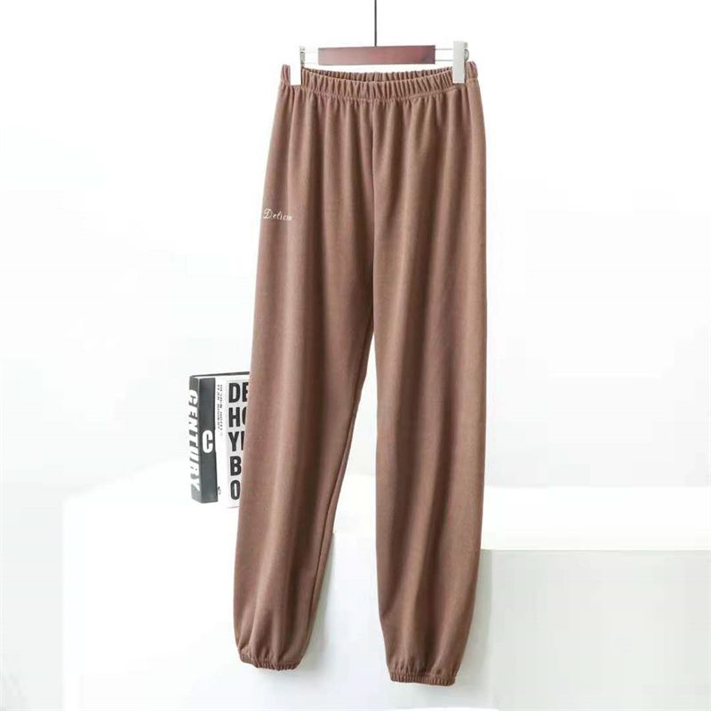 冬天珊瑚绒睡衣女秋冬季加厚套装家居服春秋新款10