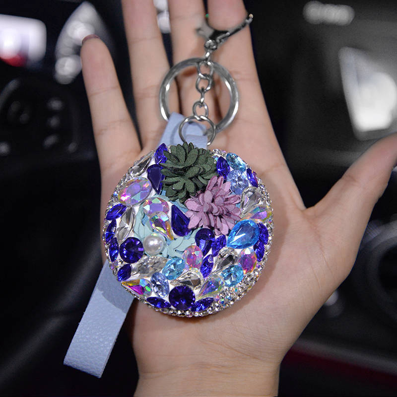 Cute mirror Keychain Makeup Take along series 8