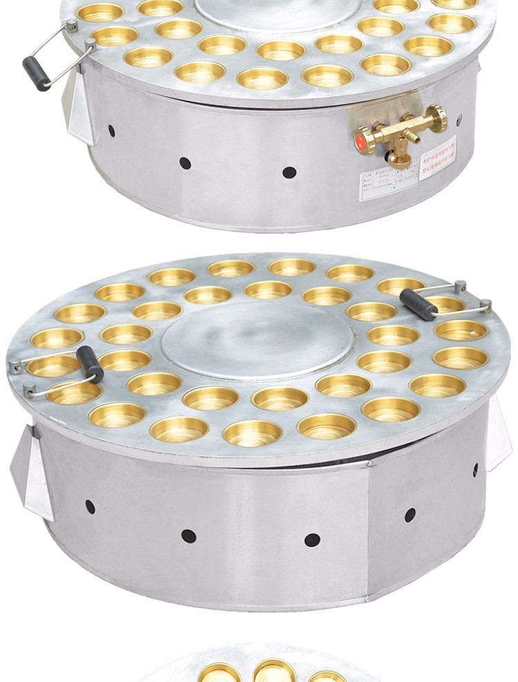 FY-32H.R gas-powered rotating red bean cake machine with small steel ring, Taiwan wheel machine red bean cake machine detail image 6