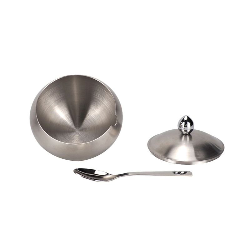 304 stainless steel single-flavor seasoning box, seasoning rack, household seasoning jar, monosodium glutamate and chicken essence jar, enlarged and thickened details Picture