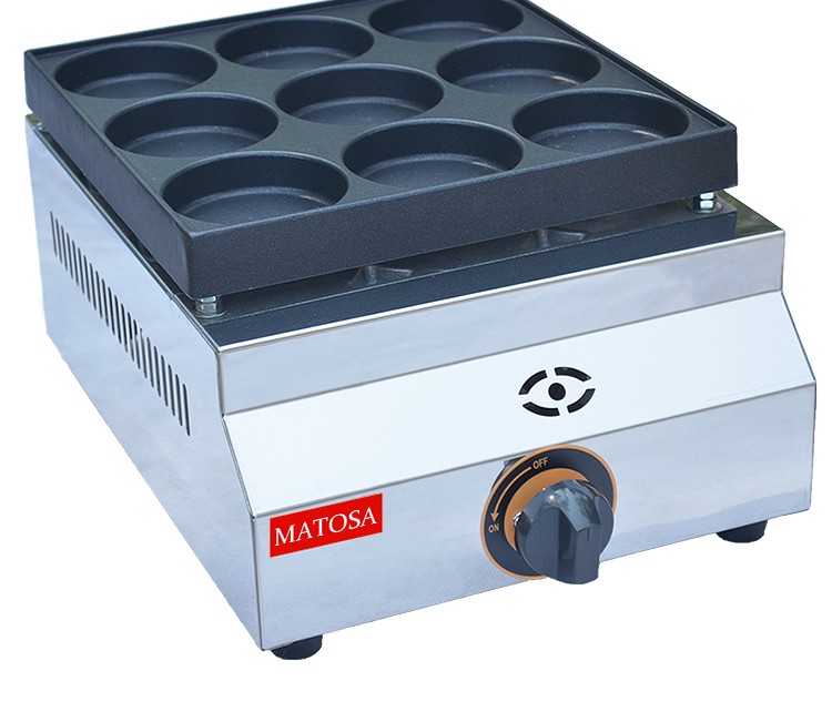 Egg burger machine FY-HB09.R commercial gas burger machine nine-hole burger oven pancake machine detail image 7