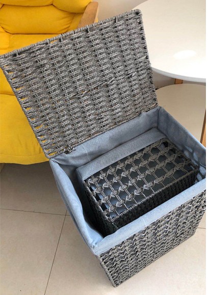 Dirty Clothes Basket Toy Storage Cosmetics Women And Children Storage Miscellaneous Items Storage Basket Desktop Storage undefined