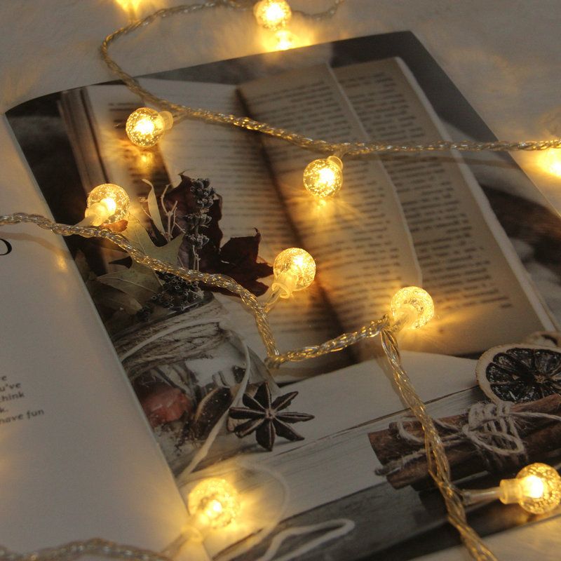LED spherical light strings, outdoor Christmas and festival colorful lights, starry sky, wedding and birthday decorative string lights Specification image
