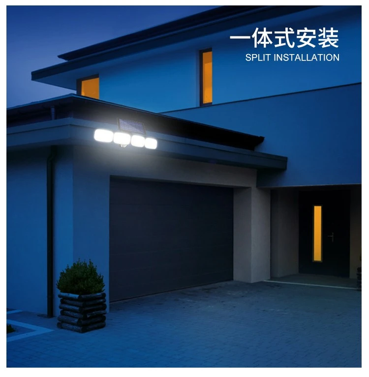 Mingxin Flashlight KXK-601-SMD solar sensor lamp Ultra-bright waterproof outdoor remote control sensor lamp street lamp detail image 14