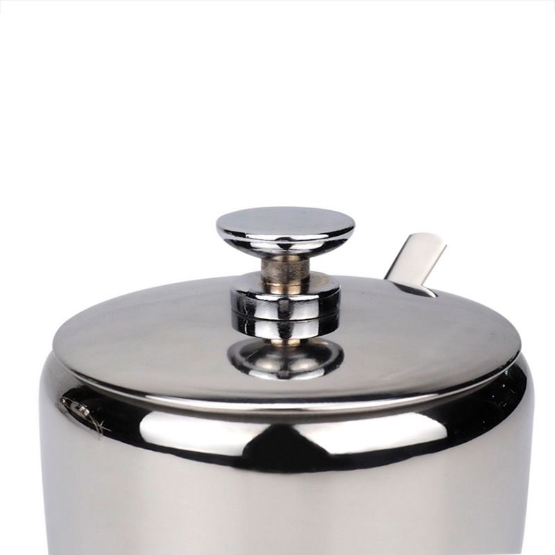 304 stainless steel three-flavor seasoning box, seasoning rack, household seasoning jar, flavoring and chicken essence jar, enlarged and thickened Item Picture