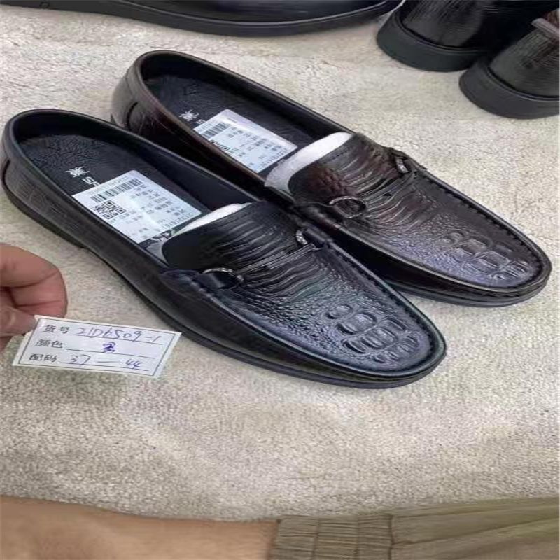 Bonsai Genuine Business Casual First Layer Real Soft Soled Leather Shoes Men's Shoes Father Shoes Breathable Anti-Slip Wear 64