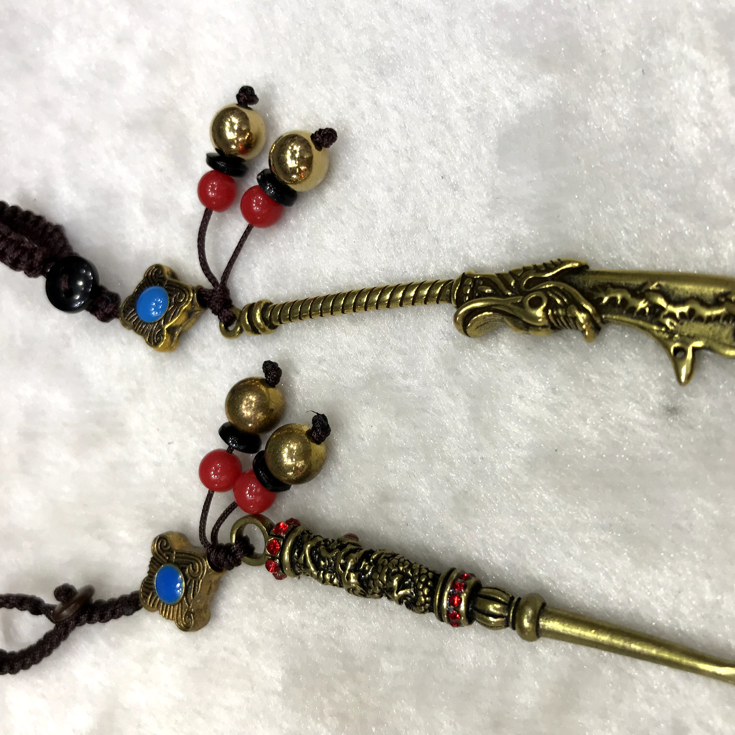 Aged ear drill spoons