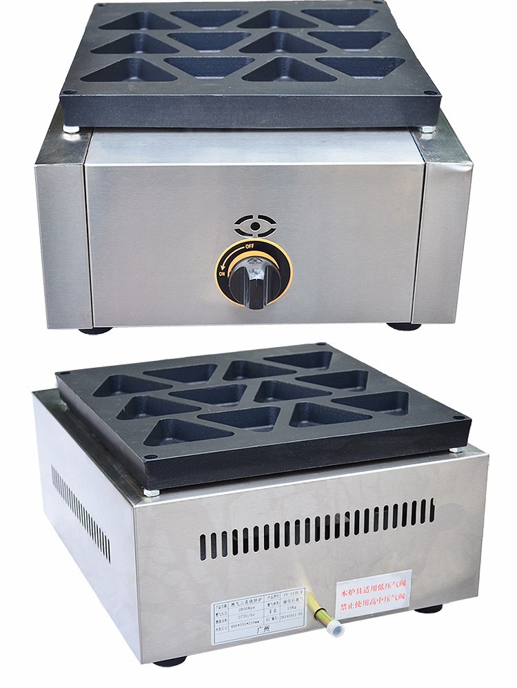 燃气三角烧饼炉FY-113B.R商用烤饼机 红豆级饼机松饼机 小吃设备详情图5