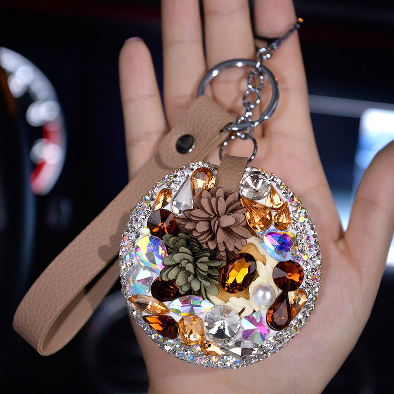 Cute mirror Keychain Makeup Take with you a series 2