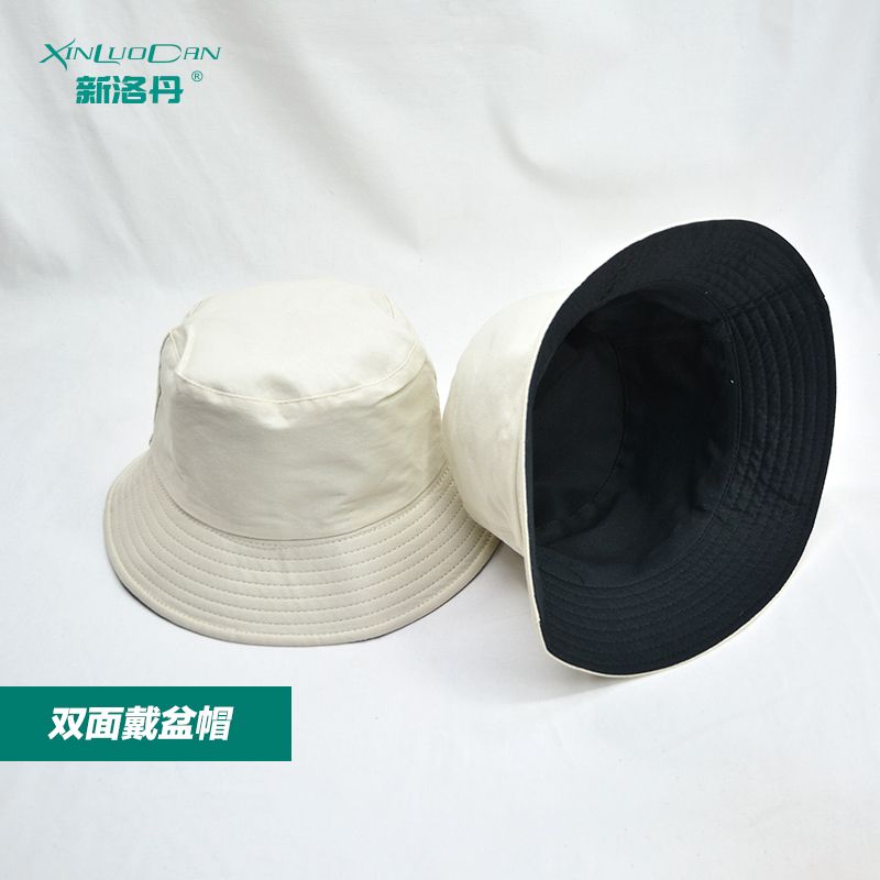Stock Four Seasons Double Side Can Wear Fisherman Hat Naked Solid Color Without Embroidery Pattern Size Basin Hat For Men And Women Sunscreen Hat Item Picture