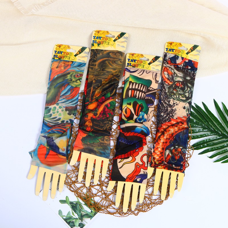 组合纹身袖套环保纹身套袖子手臂套详情图2