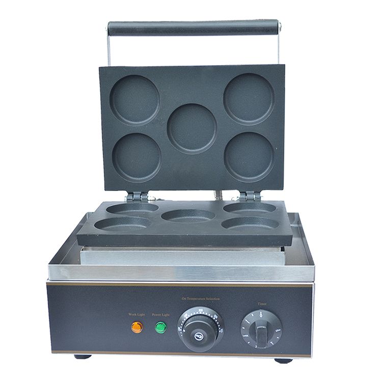 Electric heating five-compartment red bean cake machine FY-28, Taiwan wheel cake machine, commercial cake baking machine, snack equipment Specification image