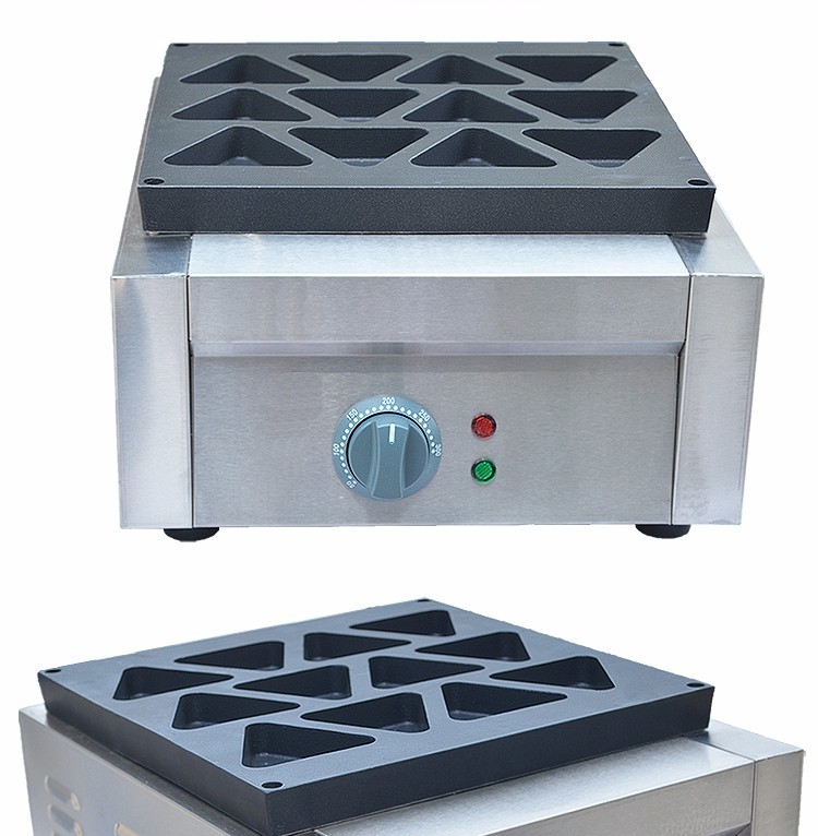 Electric heating triangular pancake oven FY-113D, pancake machine, bread machine, red bean pancake machine, muffin machine, snack equipment detail image 4