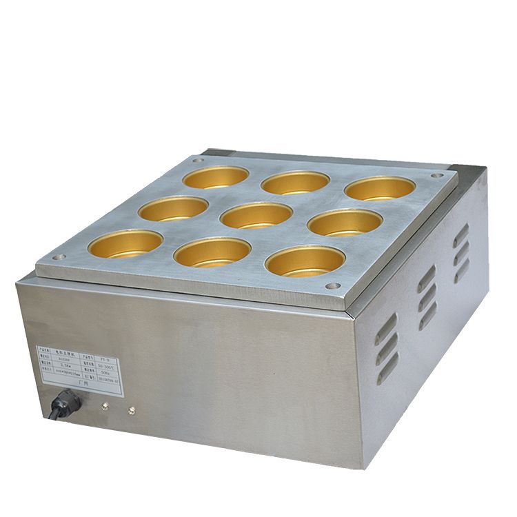 FY-9 nine-hole electric red bean pancake machine, commercial pancake baking machine, Taiwan wheel pancake machine, and copper drum pancake machine equipment Specification image
